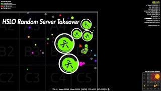 HSLO Agario Random Server Takeover #16HSLO