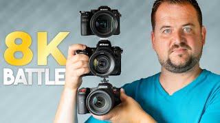 8K Camera SHOOTOUT Nikon Z8 vs Sony A1 vs Canon R5 C