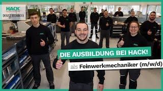 HACK Formenbau GmbH  Die Ausbildung zum Werkzeugmechaniker mwd bei HACK