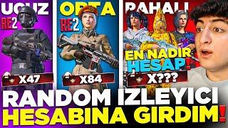 EN NADİR HESAPLARA GİRDİM  FULL SARI-BEYAZ-MOR BAPE ve R2 ÇIKTI UCUZ ORTA PAHALI PUBG Mobile