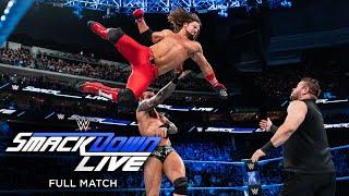 FULL MATCH - Styles Orton & Nakamura vs. Owens Zayn & Mahal SmackDown LIVE Dec. 19 2017