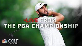 Scottie Scheffler works on grip putting after Rd. 1  Live From the PGA Championship  Golf Channel