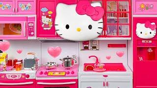 37 Minutes Satisfying with Unboxing Hello Kitty Kitchen Playset Collection ASMR  Review Toys