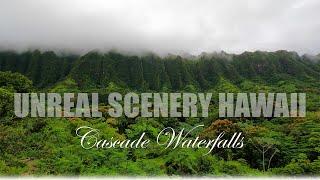 Unreal Scenery Hawaii Hoomaluhia Botanical Garden  Cascade Waterfalls ️ Beautiful H3 Freeway 