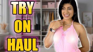 4k TRANSPARENT pajamas  NO BRA  try on haul