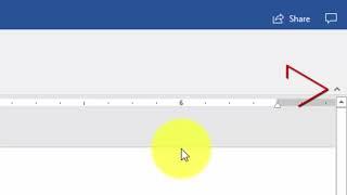 How To Hide and Show The Ribbon In Microsoft Word