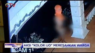 Terekam CCTV Aksi Teror Kolor Ijo Resahkan Warga - BIP 2605