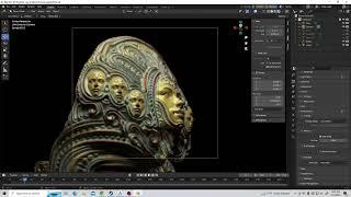 Mask design Blender Cycles RTX 4090