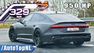 950HP AUDI RS7 C8  0-330KMH 14 mile TOP SPEED POV on AUTOBAHN NO SPEED LIMIT by AutoTopNL
