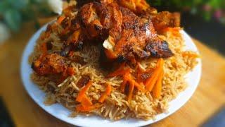 Ruz Bukhari Rice With Tandoori Chicken Recipe ️  Famous Middle Eastern Cuisine 