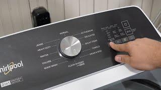 Whirlpool Touch Screen Washer Diagnostic Mode Error Codes Calibration and Troubleshooting