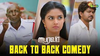 Bairavaa - Super Hit Comedy Scenes  Vijay  Motta Rajendran  Sathish  Thambi Ramaiah  Adithya TV