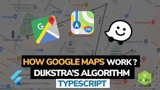 How Google Maps Work? Dijkstras Algorithm App  Nodejs  Typescript  Flutter
