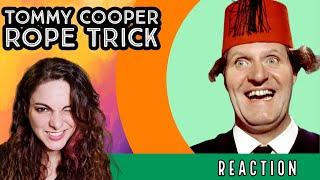 TOMMY COOPER - Cut And Restored Rope Trick  - American REACTION