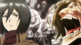 Erien First Titan Form Attack on Titan Season 1  Episode 6 English dubbed  #aot #anime