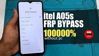 Itel A05s Frp Bypass  Itel A05s Frp Bypass 2024  Itel A05s Frp Bypass 13  GSM TUBER