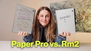 Remarkable Paper Pro vs. Rm2  Full Walkthrough & Comparison