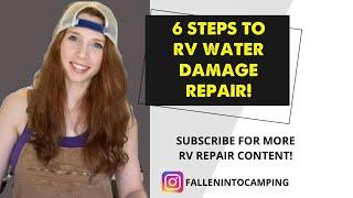 UPDATED RV Water damage repair in 6 easy steps