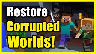 How to Restore Corrupted Worlds in Minecraft Bedrock PS4 & PS5