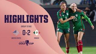 W GOLD CUP Group Stage  United States 0-2 Mexico