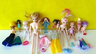 Kıyafetler Kimin? Barbie Elsa Polly Pocket Kıyafet Giydirme Oyunu