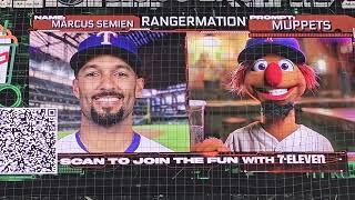Texas Rangers Rangermation Muppets 72324