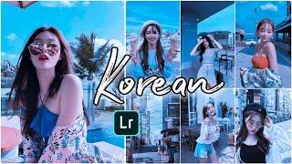 KOREAN LIGHTROOM PRESET  Blue preset  Free lightroom presets #34