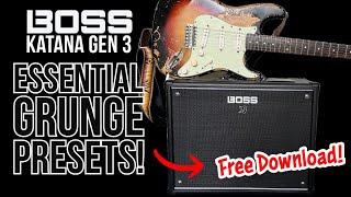 Essential Grunge Presets  Boss Katana Gen 3 