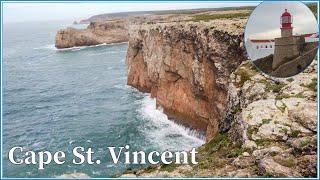 Cape St. Vincent  Cabo de San Vicente fim do mundo or end of the world Portugal 4K Cape Sagres