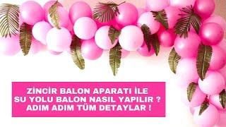 ZİNCİR BALON APARATI NASIL KULLANILIR  PARTİ ORGANİZASYON HAZIRLIKLARI