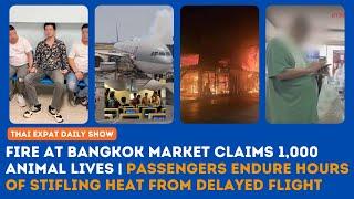 Thailand News Bangkok Market Fire Claims 1000 Animal Lives  Air Passengers Endure Hours of Heat