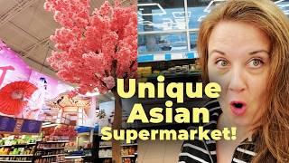 GROCERY SHOP WITH ME AT AN ASIAN SUPERMARKET Unique fruits & snacks Scarborough Ontario vlog