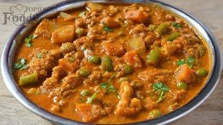 Hotel Style Veg Kurma Vegetable Kurma Side Dish for Chapati