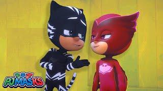 Catboy Turned Evil?  PJ Transformations  PJ Masks & Friends  Cartoons for Kids