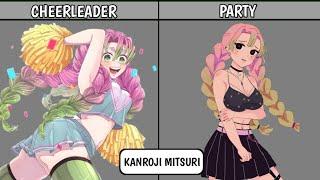 DEMON SLAYER KANROJI MITSURI IN DIFFERENT COSTUMES  PlayNetCity