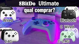 8BitDo ULTIMATE  - Qual controle COMPRAR?? - com fiowi-fi 2.4GbluetoothC