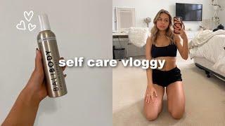 self care vlog  trying out bali bodys new 1h tan