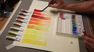 NEVSKAYA PALITRA - watercolour paints review by Szczepan Urbanowicz