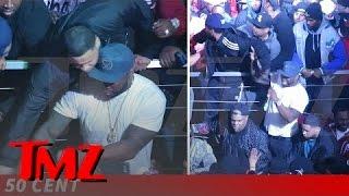 50 Cent Keeps Cool Mostly As Club Gig Gets Violent  TMZ