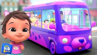 Wheels On The Bus Go Round And Round Nursery Rhymes and Songs for Kids