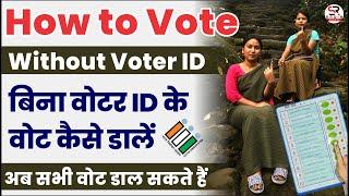 how to vote without voter ID card? bina voter id ke vote kaise dale  lok sabha election 2024
