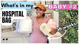WHATS IN MY HOSPITAL BAG FOR BABY #2 What I actually use Labor & Delivery
