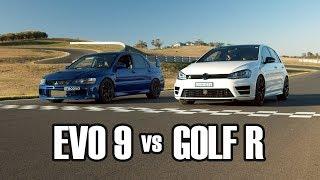 Evo 9 vs Golf R Final Battle