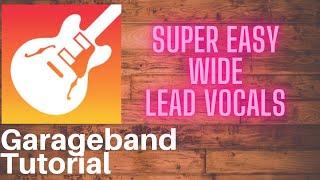 Garageband Tutorial Wide Lead Vocals