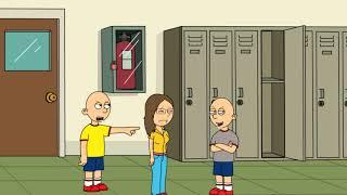 Classic Caillou bullies the new girl and gets grounded