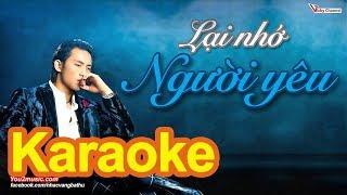 Karaoke Lại nhớ người yêu  Đan Nguyên