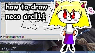 how to draw neco arc