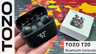 TOZO T20 - Bluetooth Earbuds with Dual Mic Call Noise Cancelling