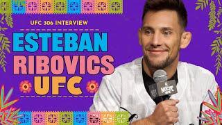 Esteban Ribovics full Noche UFC 306 pre-fight media day interview