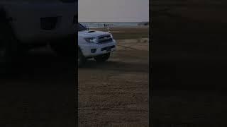 drifting on beach